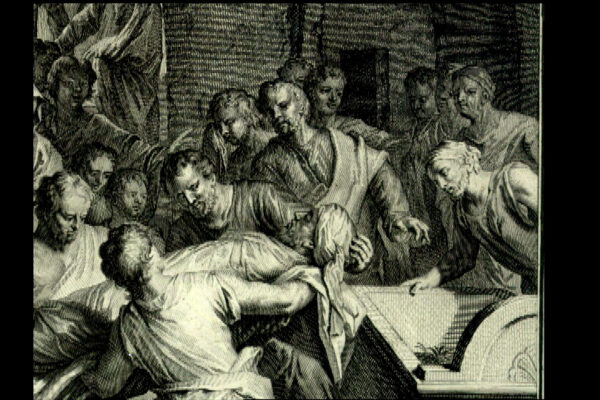 An image shows Abraham Isaac and Ishmael