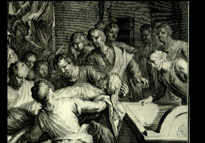 An image shows Abraham Isaac and Ishmael