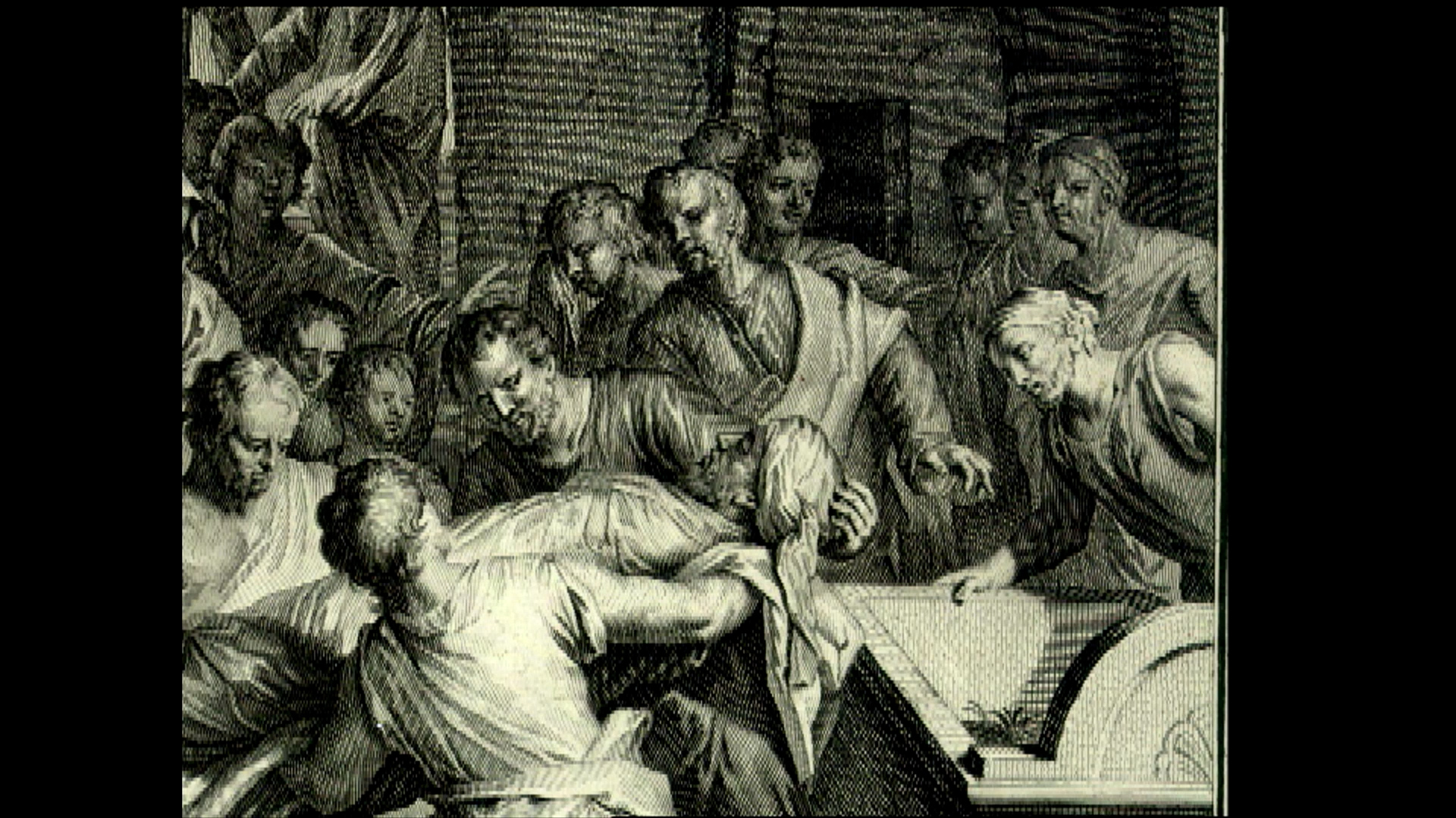 An image shows Abraham Isaac and Ishmael